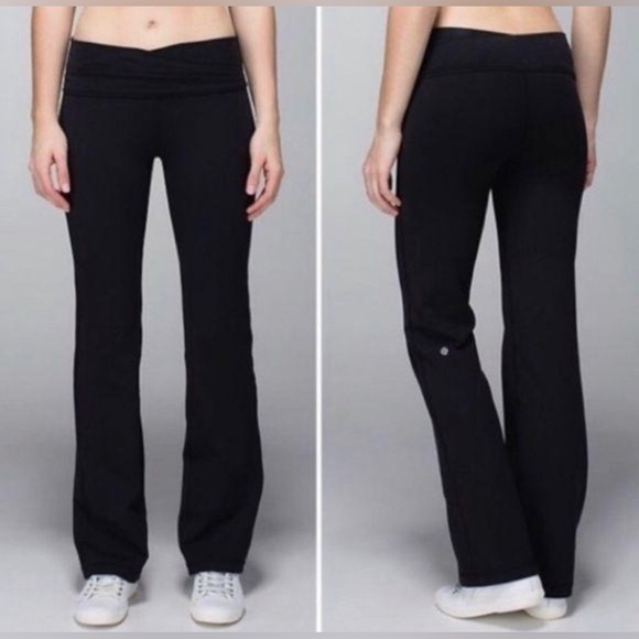 lululemon athletica Pants - Lululemon Astro crisscross waist straight leg yoga leggings